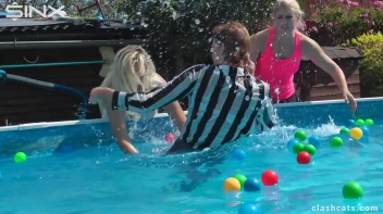 Tennis Girls Catfight and Get Soaking Wet - Cam 2 Screencap 56 on sinx.preview.netperv.com