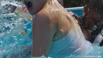 Tennis Girls Catfight and Get Soaking Wet - Cam 2 Screencap 59 on sinx.preview.netperv.com