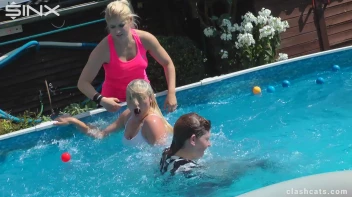 Tennis Girls Catfight and Get Soaking Wet - Cam 2 Screencap 60 on sinx.preview.netperv.com