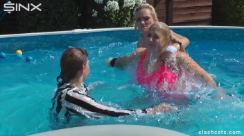 Tennis Girls Catfight and Get Soaking Wet - Cam 2 Screencap 61 on sinx.preview.netperv.com