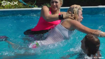 Tennis Girls Catfight and Get Soaking Wet - Cam 2 Screencap 64 on sinx.preview.netperv.com