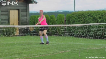 Tennis Girls Catfight and Get Soaking Wet - Cam 2 Screencap 7 on sinx.preview.netperv.com