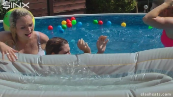 Tennis Girls Catfight and Get Soaking Wet - Cam 2 Screencap 74 on sinx.preview.netperv.com