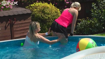 Tennis Girls Catfight and Get Soaking Wet - Cam 2 Screencap 79 on sinx.preview.netperv.com