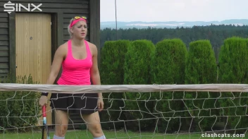 Tennis Girls Catfight and Get Soaking Wet - Cam 2 Screencap 8 on sinx.preview.netperv.com