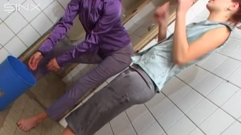 Two European Babes Enjoy Showering Together Screencap 3 on sinx.preview.netperv.com