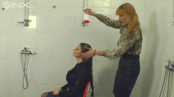 Gorgeous Girls Wash And Lather Their Hair Screencap 10 on sinx.preview.netperv.com