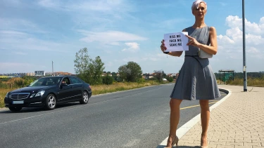 Latest deal - Blonde Bimbo Hitch Hiker Loves His Piss