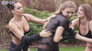 Clothes Ripping Catfight For Stunning Trio Screencap 27 on sinx.preview.netperv.com