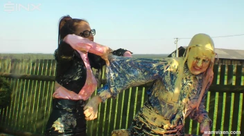 Messy Catfight Turns Topless Screencap 8 on sinx.preview.netperv.com