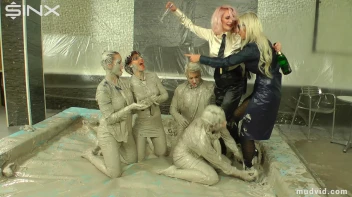 Wet and Messy Mud Wrestling Screencap 15 on sinx.preview.netperv.com