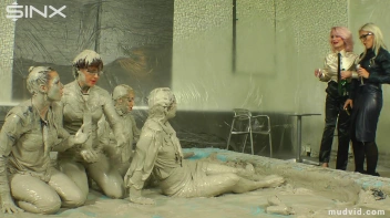 Wet and Messy Mud Wrestling Screencap 4 on sinx.preview.netperv.com