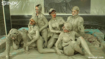 Wet and Messy Mud Wrestling Screencap 53 on sinx.preview.netperv.com