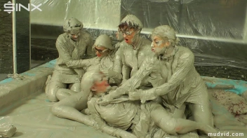 Wet and Messy Mud Wrestling Screencap 56 on sinx.preview.netperv.com