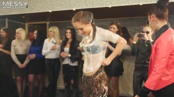 Messy Wrestling: Shiny, Slimy, And Ready To Rumble In Oil! Dunk This Bitch & Tear Her Clothes!!! Screencap 59 on sinx.preview.netperv.com