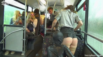 Latex Wearing Lesbian Sluts Get Crazy On The Bus Screencap 23 on sinx.preview.netperv.com