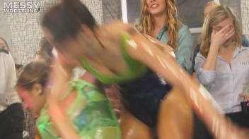 Messy Wrestling: Battle Babes Clothes Rippin',  Freaky Swimmin' And Action Sweatin' In The Oil!!! Screencap 18 on sinx.preview.netperv.com