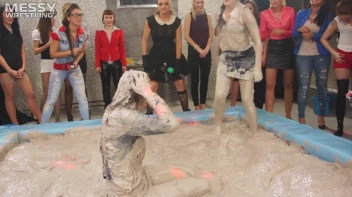 Messy Wrestling: Hittin' It Hard In The Mud - No Stopping Till There's Not A Dry Spot Left! Screencap 19 on sinx.preview.netperv.com