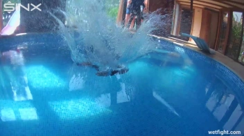 Smoking Babes Punished In Pool Screencap 14 on sinx.preview.netperv.com