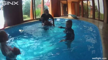 Smoking Babes Punished In Pool Screencap 16 on sinx.preview.netperv.com