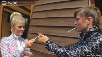 Smoking Babes Punished In Pool Screencap 2 on sinx.preview.netperv.com