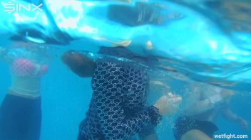 Smoking Babes Punished In Pool Screencap 33 on sinx.preview.netperv.com