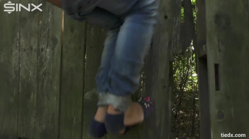 Blonde Hottie Tied Up Outdoors By Masked Man Screencap 57 on sinx.preview.netperv.com