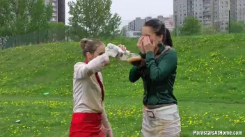 Messy Catfight Ends Up In The Pond Screencap 73 on sinx.preview.netperv.com