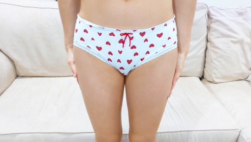 Latest deal - Hot Stepsister teasing himwith her new PANTIES !!