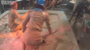Muddy Wrestling: Sloppy Stewardess Showdown Screencap 19 on sinx.preview.netperv.com