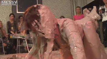 Muddy Wrestling: Sloppy Stewardess Showdown Screencap 46 on sinx.preview.netperv.com