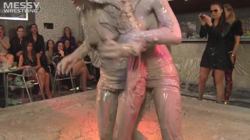 Muddy Wrestling: Sloppy Stewardess Showdown Screencap 72 on sinx.preview.netperv.com