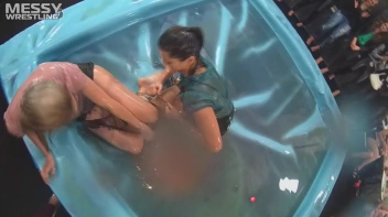 Messy Wrestling: Lost Footage Found!  2 In-Your-Face Oil Matches 4 The Price Of 1! Action Cam Footage! Screencap 33 on sinx.preview.netperv.com