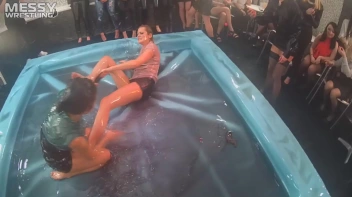 Messy Wrestling: Lost Footage Found!  2 In-Your-Face Oil Matches 4 The Price Of 1! Action Cam Footage! Screencap 51 on sinx.preview.netperv.com