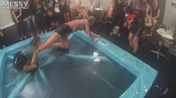 Messy Wrestling: Lost Footage Found!  2 In-Your-Face Oil Matches 4 The Price Of 1! Action Cam Footage! Screencap 52 on sinx.preview.netperv.com