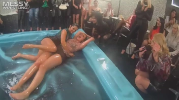 Messy Wrestling: Lost Footage Found!  2 In-Your-Face Oil Matches 4 The Price Of 1! Action Cam Footage! Screencap 53 on sinx.preview.netperv.com