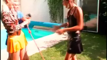 Garden Hose Fight Gets These Girls Off Screencap 20 on sinx.preview.netperv.com