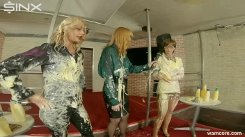 Models Cover Each Other With Slippery Food Substance Screencap 2 on sinx.preview.netperv.com