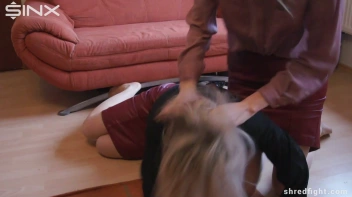 Hot Blondes' Clothes Ripping Catfight - Cam 2 Screencap 7 on sinx.preview.netperv.com