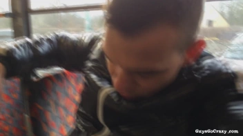 Cock Love On The Tram.  Public BJ! Screencap 9 on sinx.preview.netperv.com