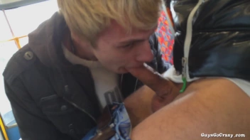 Cock Love On The Tram.  Public BJ! Screencap 13 on sinx.preview.netperv.com