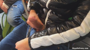 Cock Love On The Tram.  Public BJ! Screencap 19 on sinx.preview.netperv.com