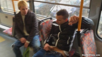 Cock Love On The Tram.  Public BJ! Screencap 2 on sinx.preview.netperv.com