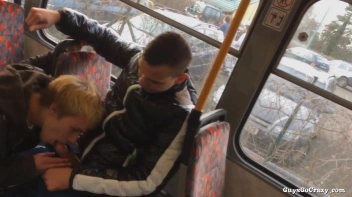 Cock Love On The Tram.  Public BJ! Screencap 21 on sinx.preview.netperv.com
