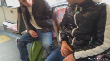 Cock Love On The Tram.  Public BJ! Screencap 25 on sinx.preview.netperv.com