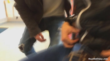 Cock Love On The Tram.  Public BJ! Screencap 29 on sinx.preview.netperv.com