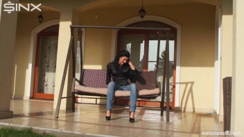 MILF Pisses Herself On The Porch Screencap 4 on sinx.preview.netperv.com
