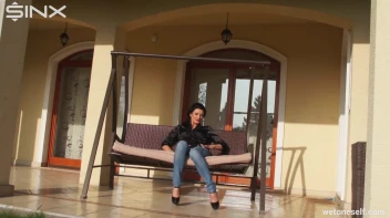 MILF Pisses Herself On The Porch Screencap 5 on sinx.preview.netperv.com