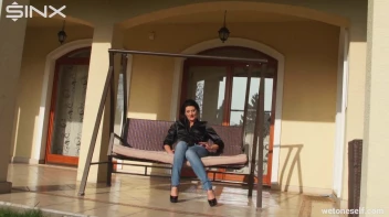 MILF Pisses Herself On The Porch Screencap 6 on sinx.preview.netperv.com