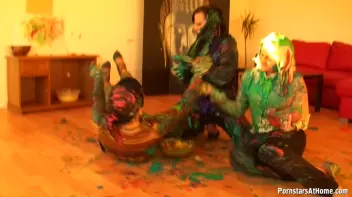 Eurobabes Wet And Messy Paint Party Screencap 51 on sinx.preview.netperv.com